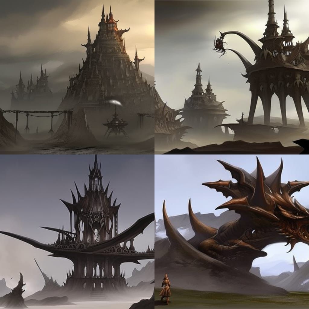 A Beholder R.A Salvatore fantasy. Concept art detailed