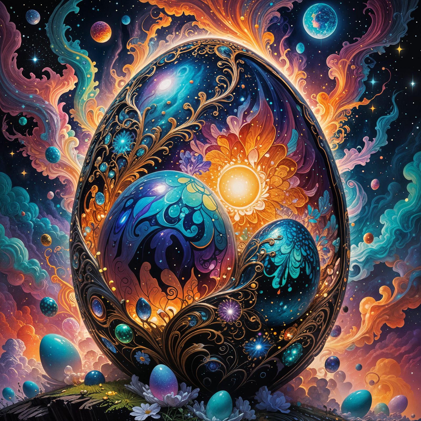 The Egg of Eggs  by @Bunnzo