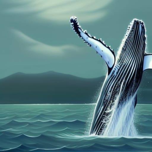 Breaching Humpback