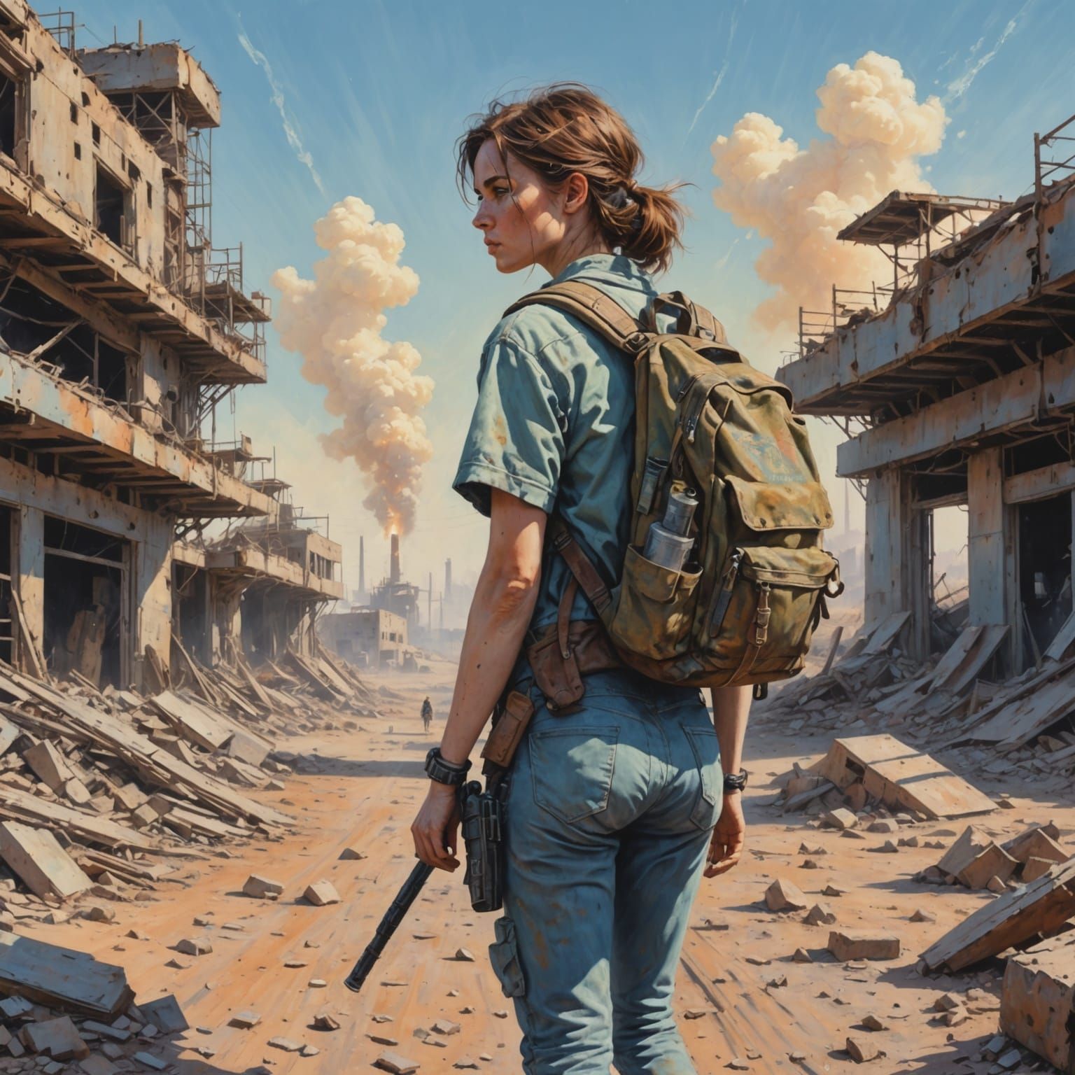 "The fourth world war will be fought with sticks and stones"