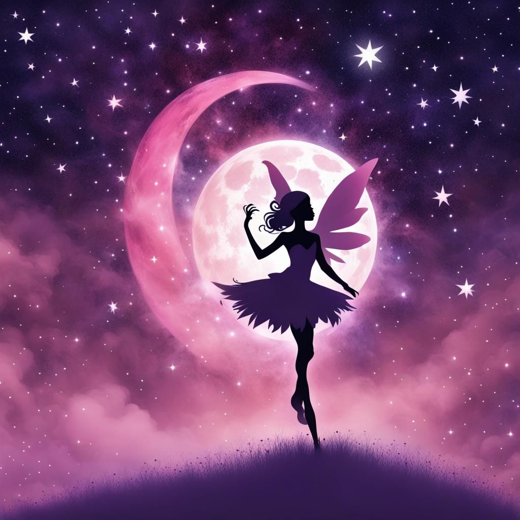 A pink fairy - AI Generated Artwork - NightCafe Creator