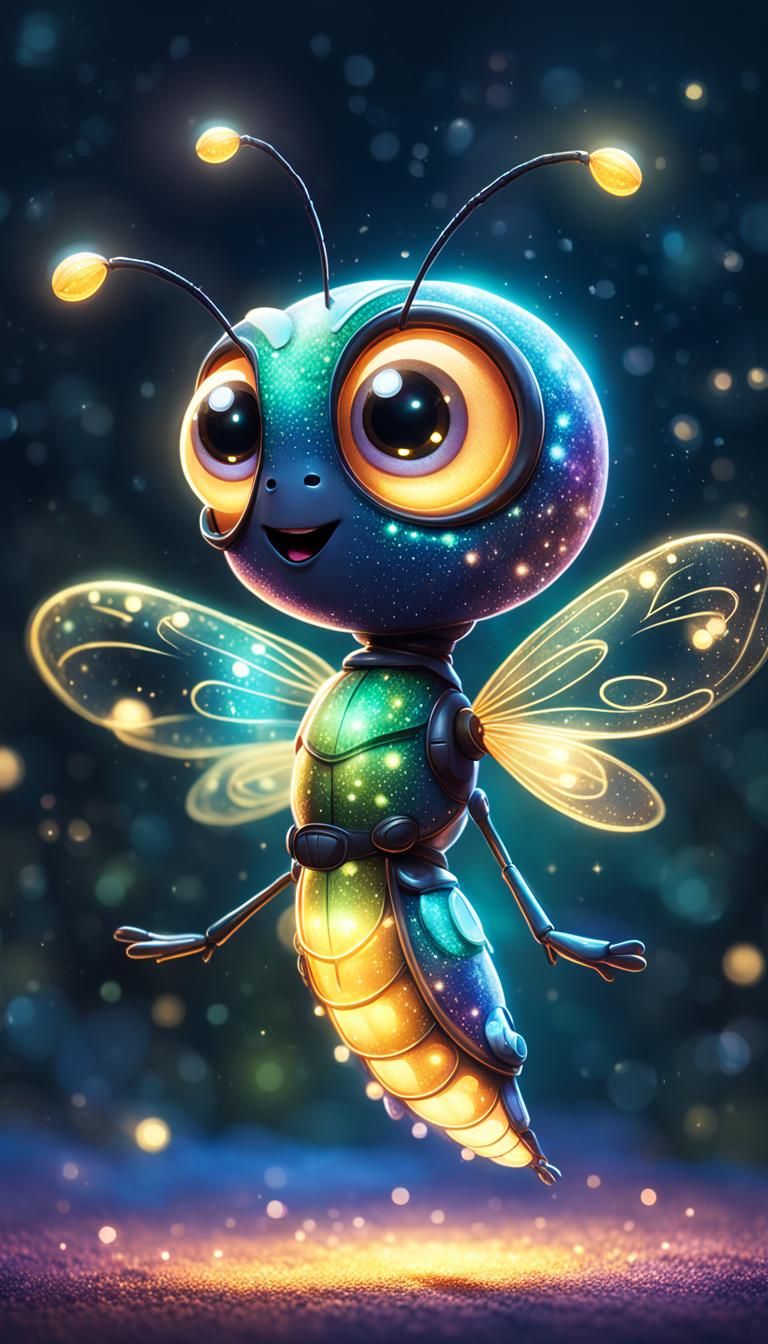 cute illuminating firefly expressive Surprised Googly eyes ...  by @Isaiah