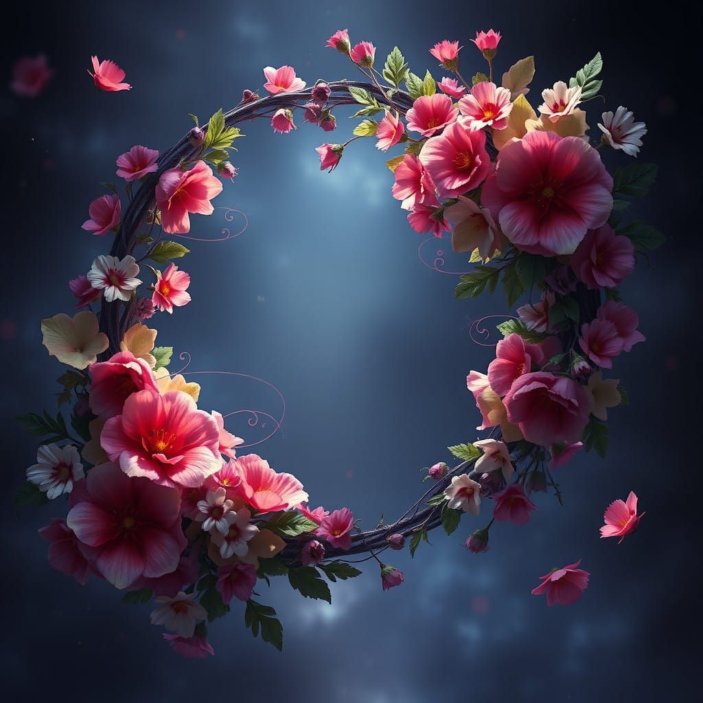 Flower Wreaths  by @Mila K