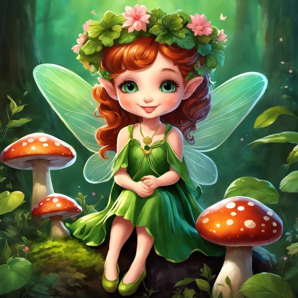 A Woodland Sprite - AI Generated Artwork - NightCafe Creator