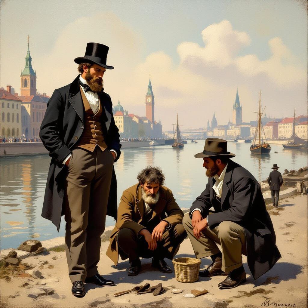 Rich man, poor man, beggar man, thief. (1)  by @undefined