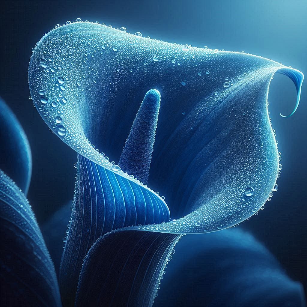 Blue Calla Liliy