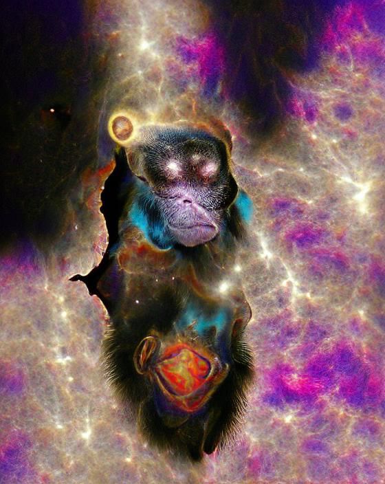 Omniscient cosmic monkey