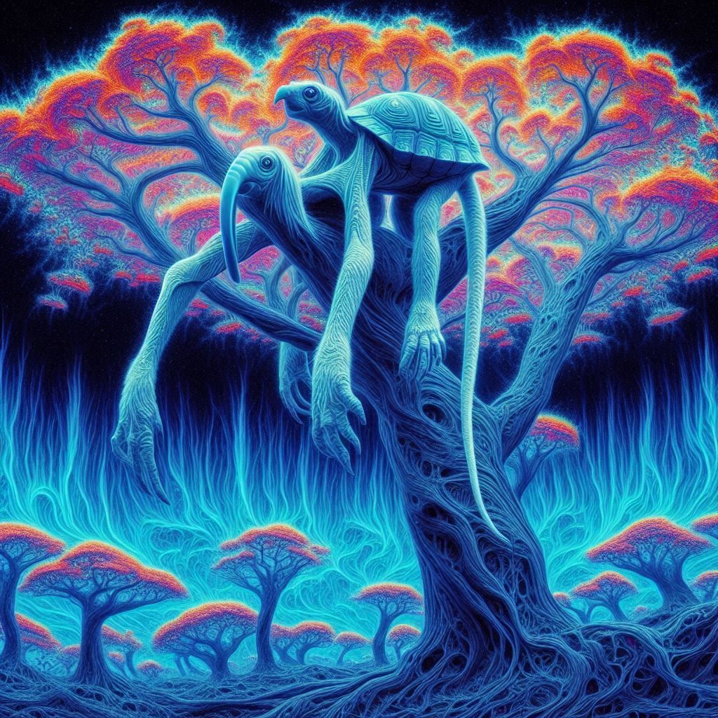 armor shelled pseudo-primate from planet burvis