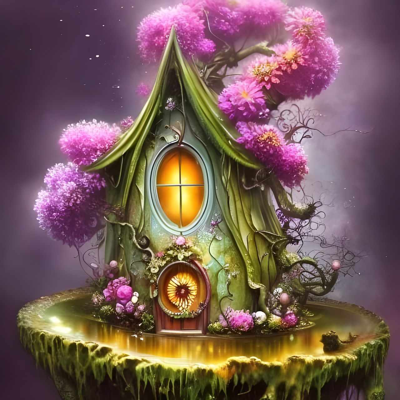 Fairytale house AI Generated Artwork NightCafe Creator