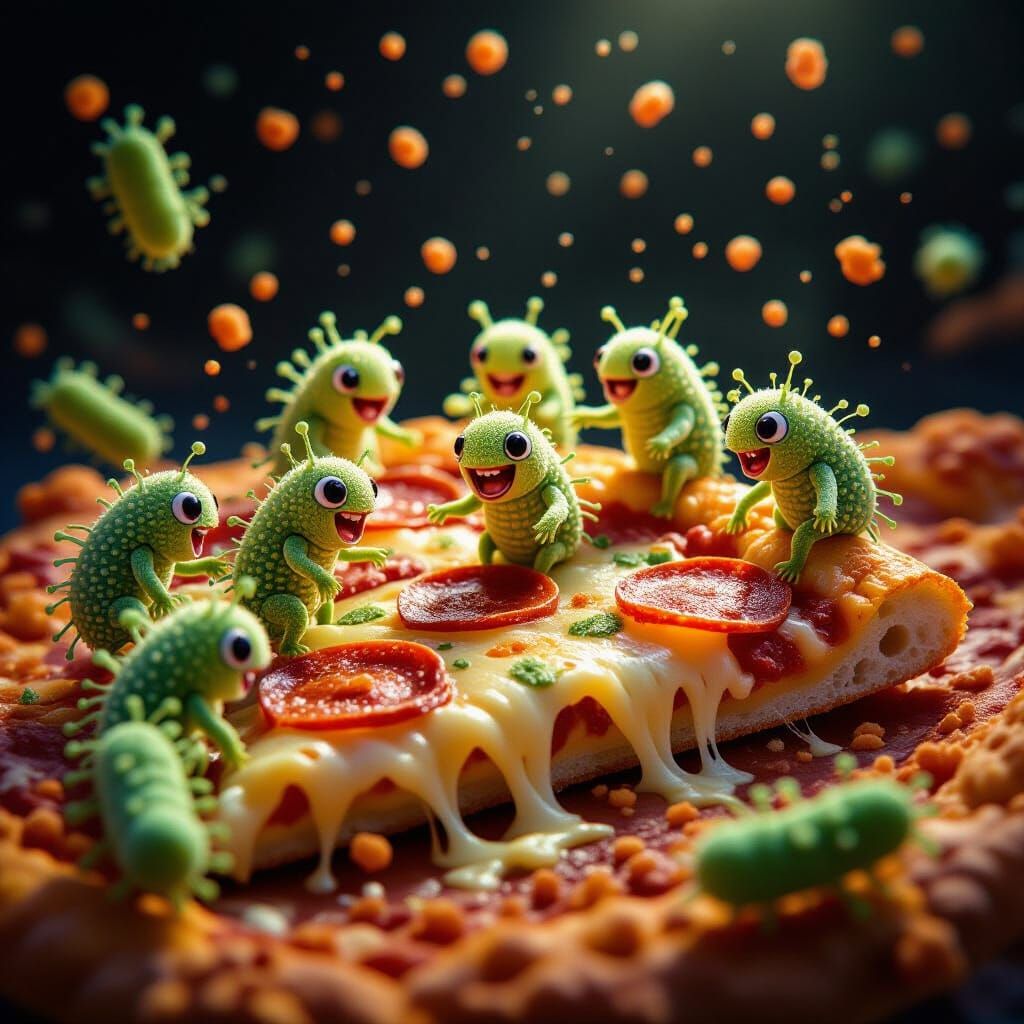 Everyone love pizza  by @BibmariM