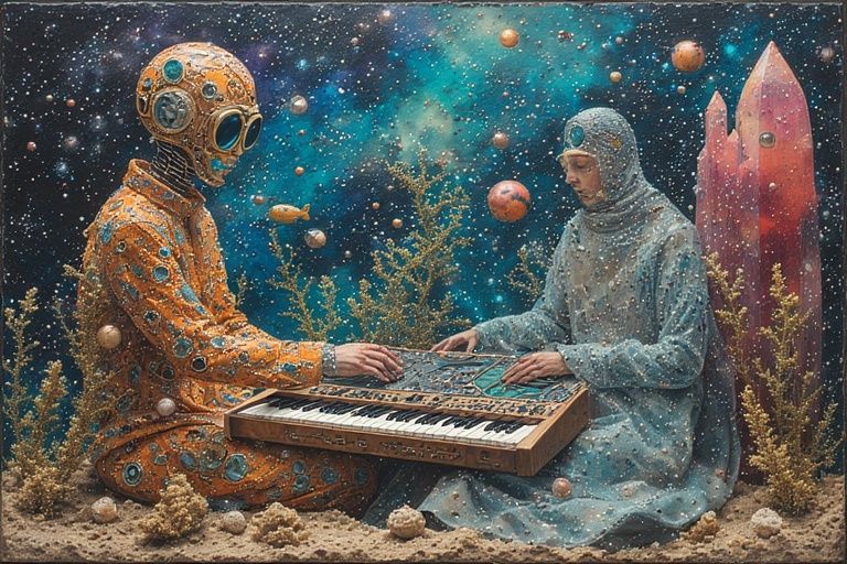 Bobby Honey (男人) and Svetlana Blagojevic (美) as ethereal fig...