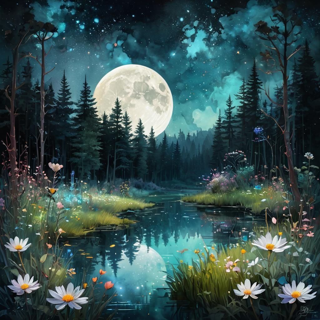 Moonlit Meadow