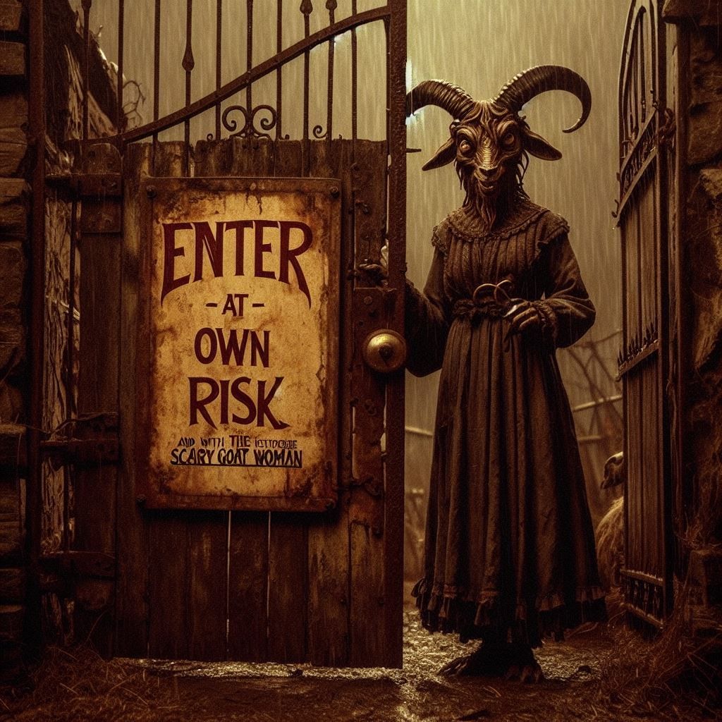 Scary Goat Woman 🐐