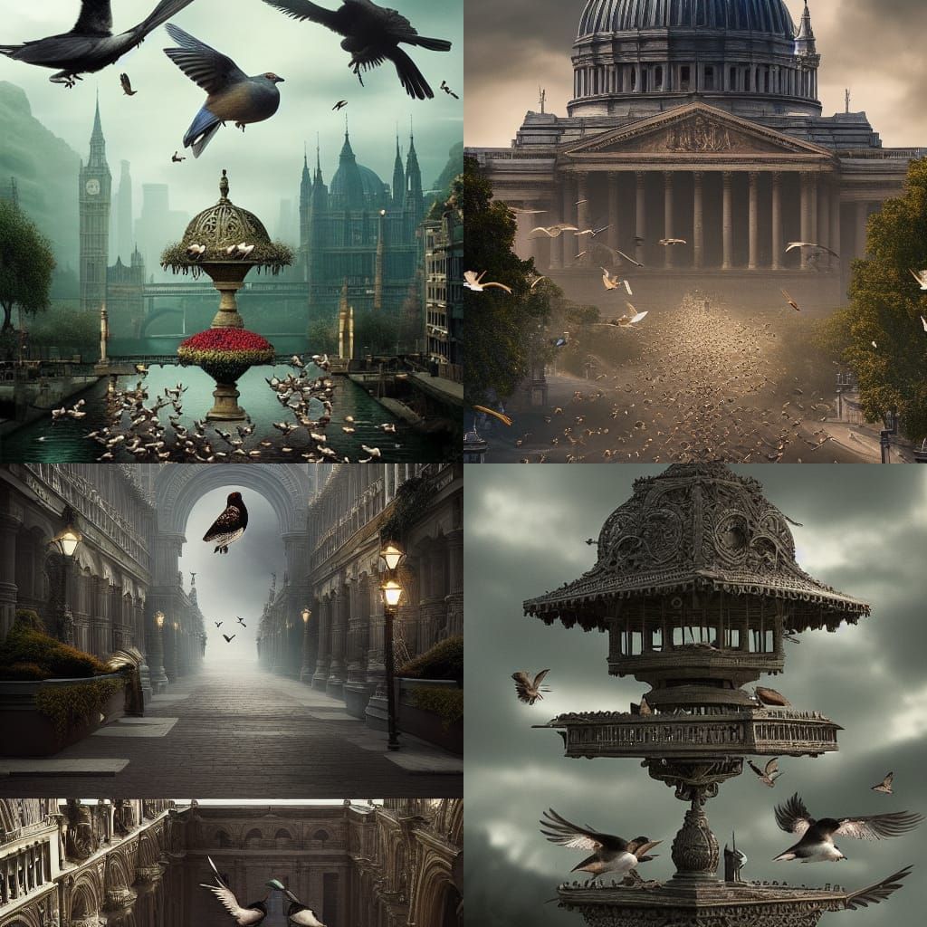Feed the birds, tuppence a bag