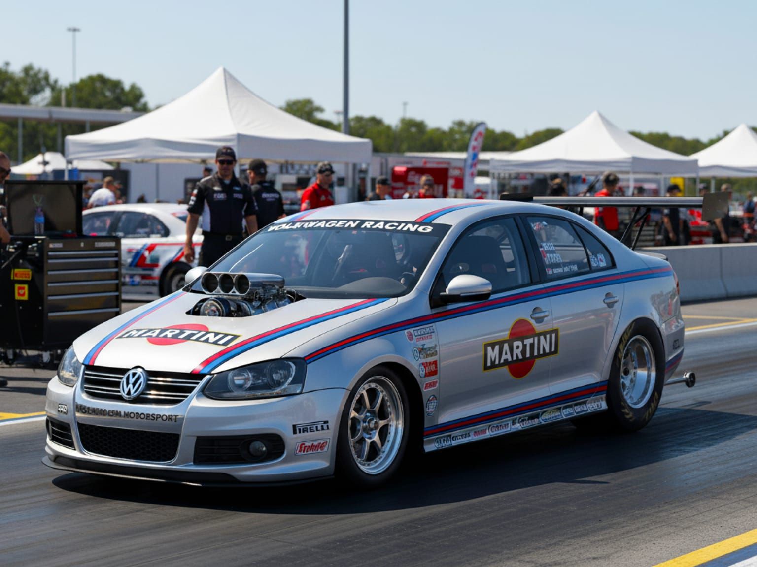 VW Jetta GLI Drag Car