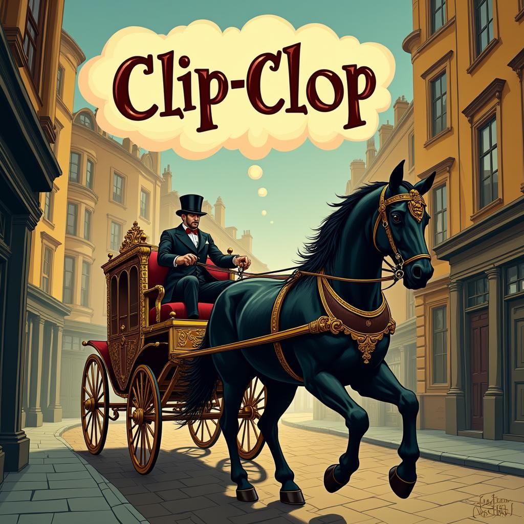 Clip Clop  by @Theartfarm
