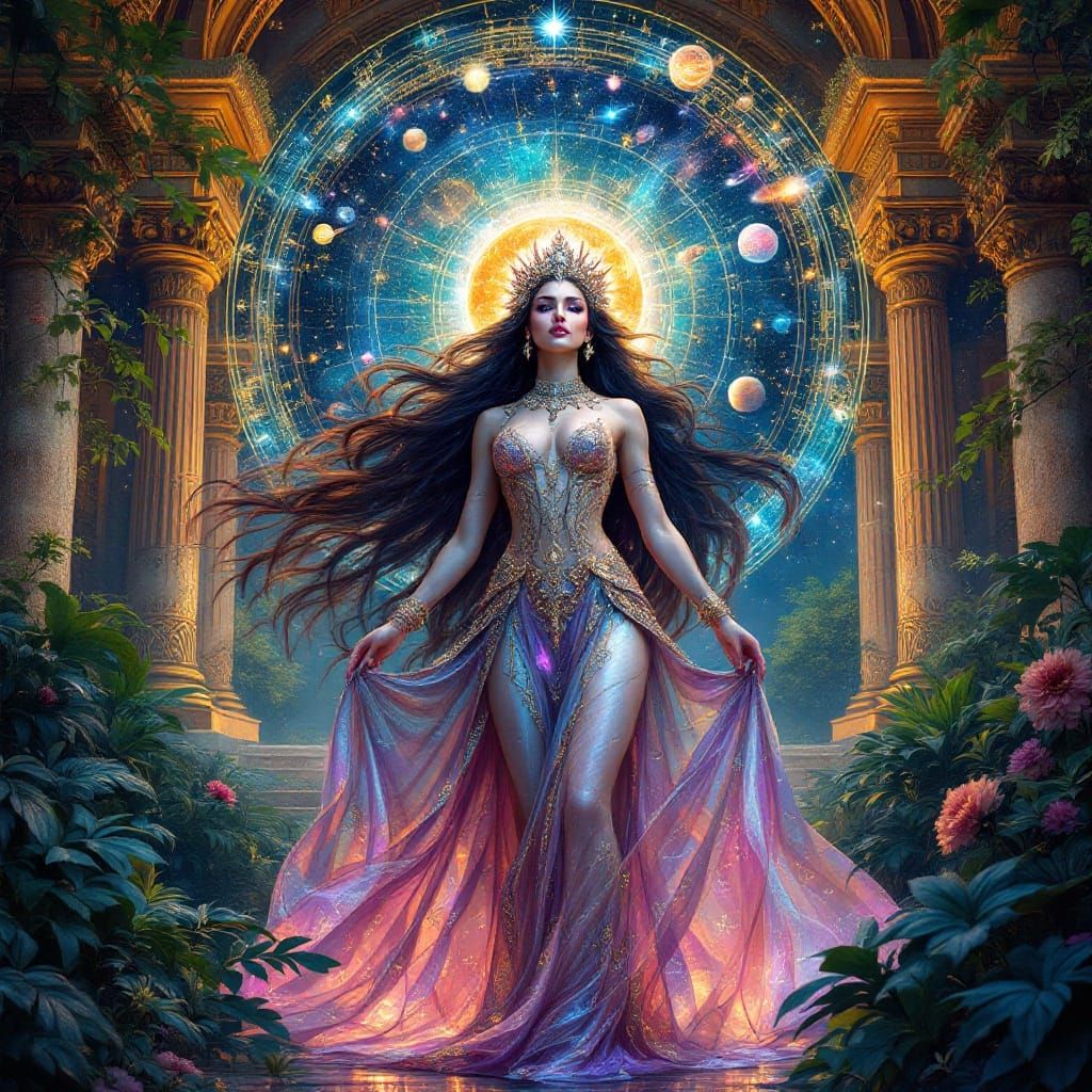 Cosmic Queen of Mystical Realms