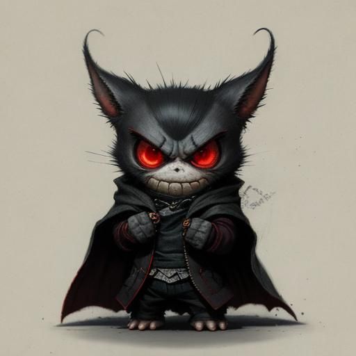 Drolmex, the vampire cat!