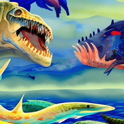 Ocean Creatures - AI Generated Artwork - NightCafe Creator