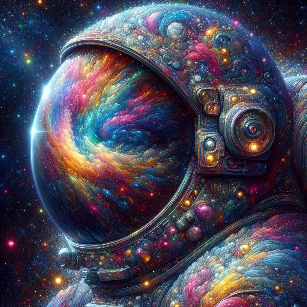 A Cosmic Astronaut  by @Rosie