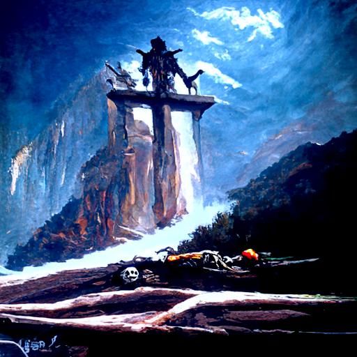 aventurero frente a la muerte