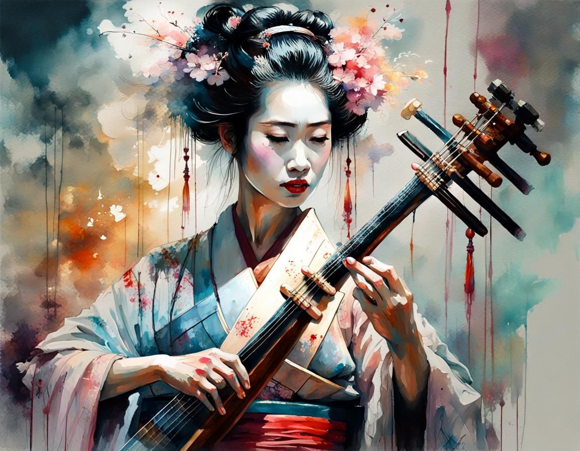 Shamisen  by @Mudslide55