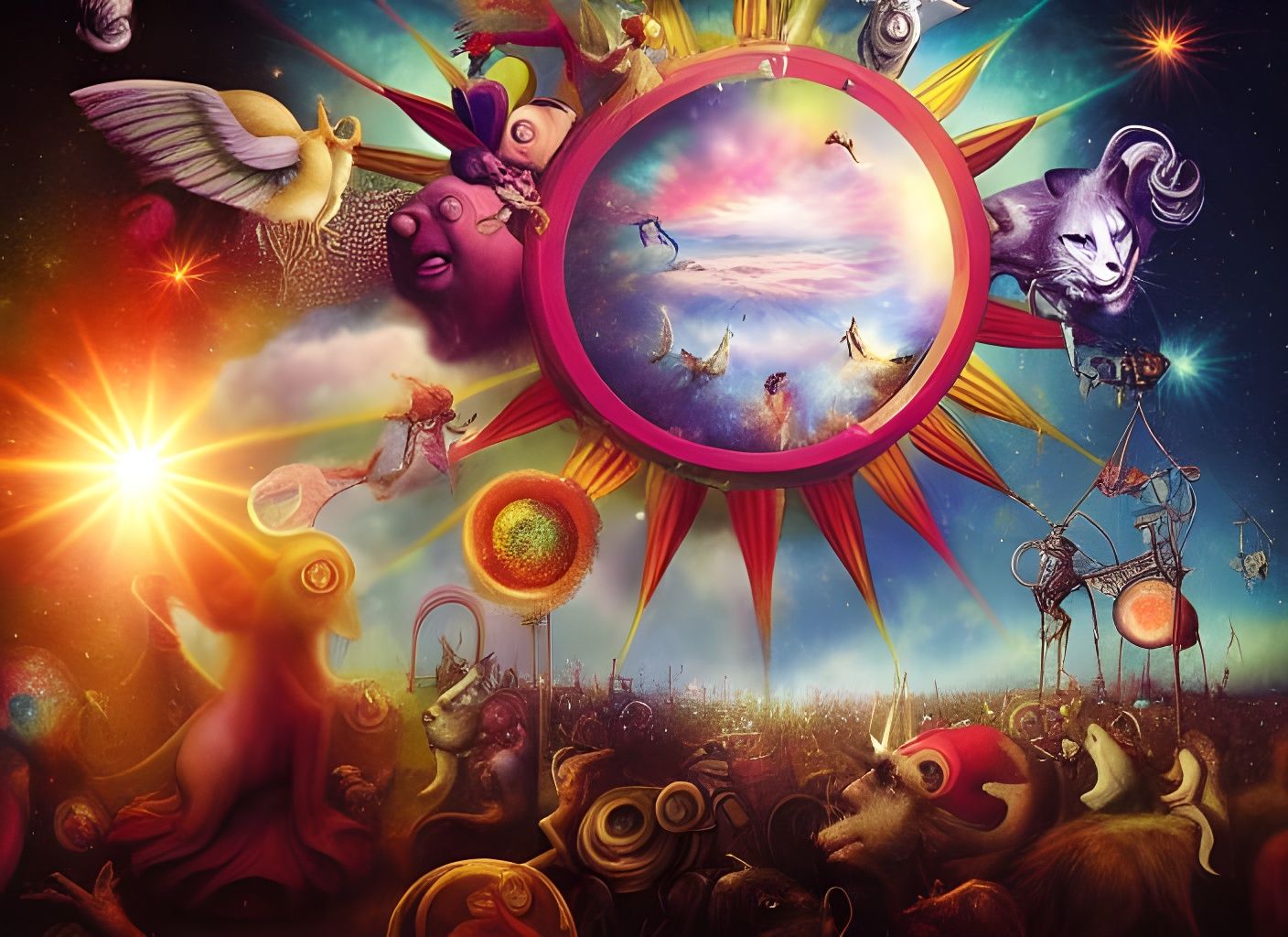 Cosmic Circus in Heaven. undefined