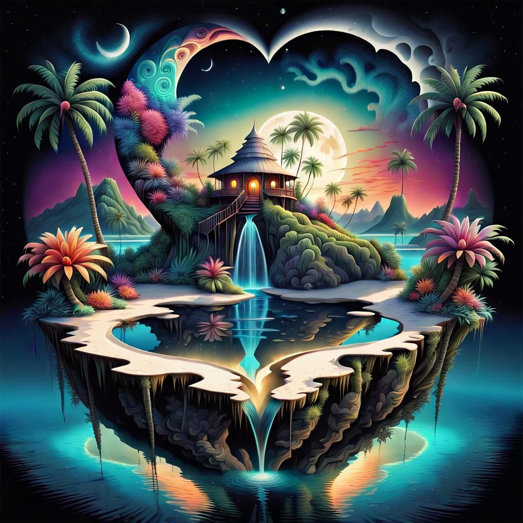 Island oasis  by @Rayven13