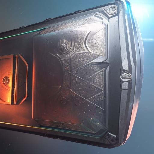 "a screen protector box with the logo of the box being "Guar...