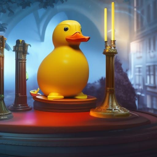 Rubber duck duke