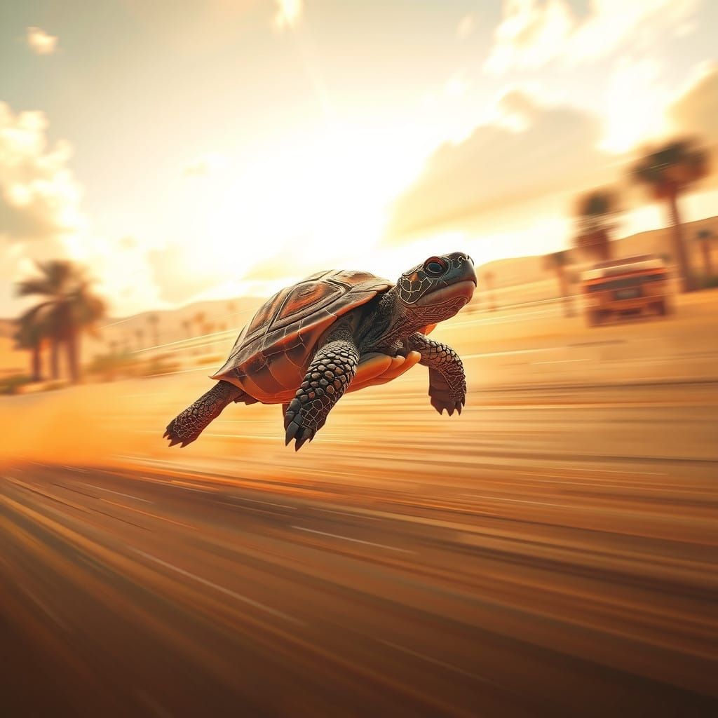 Flight of the Turtle  by @possom2009