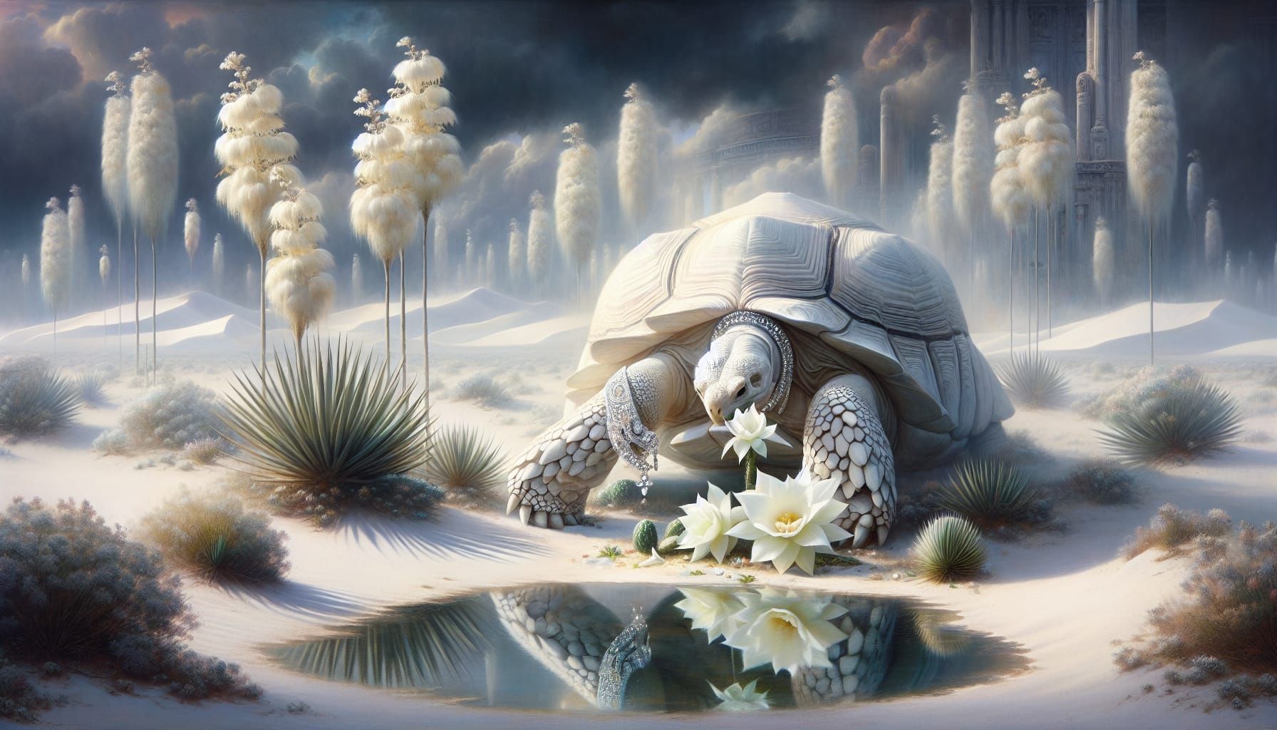 Finding a snack at White sands