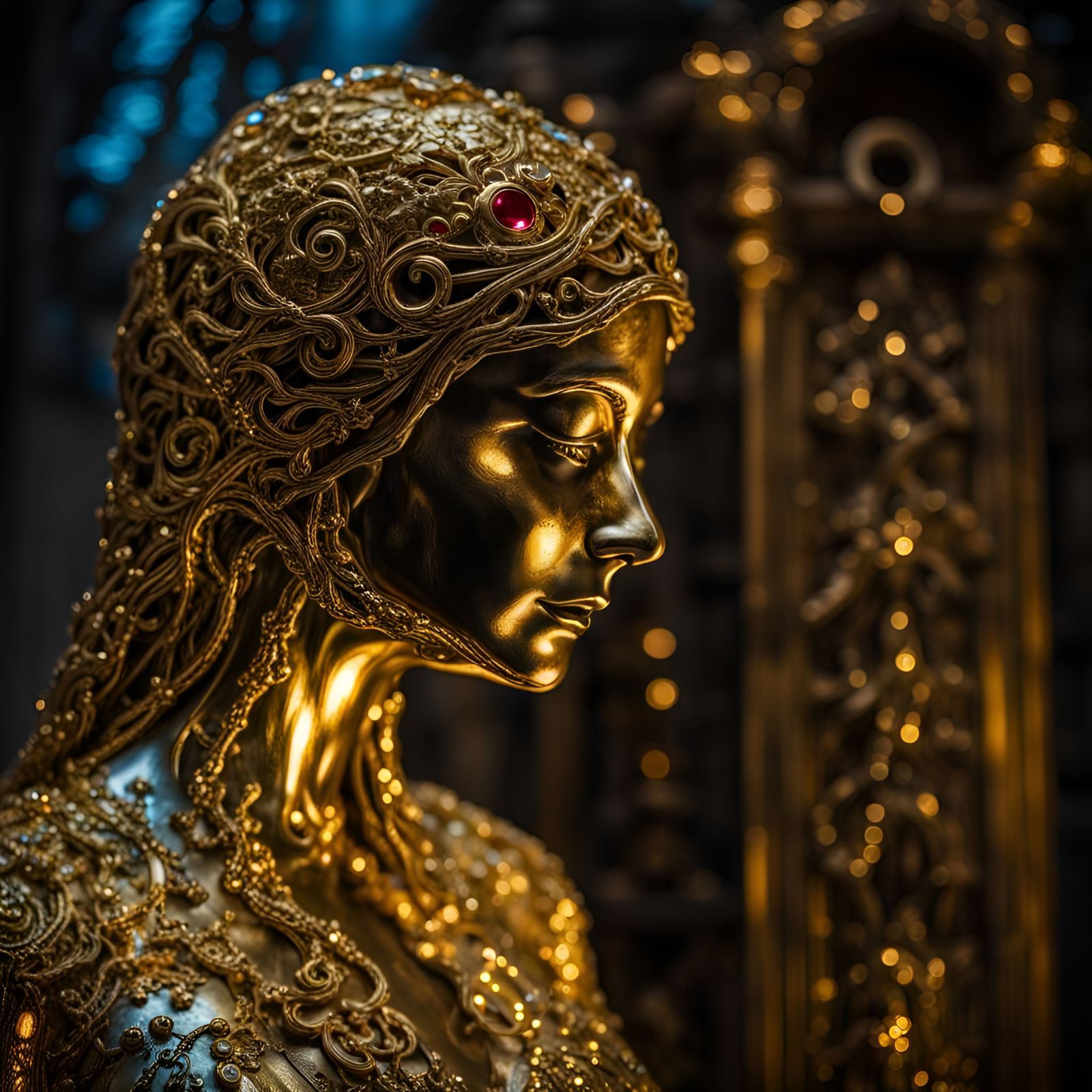 The Fallen Madonna with the big rubies, by van Clomp  by @Zepp