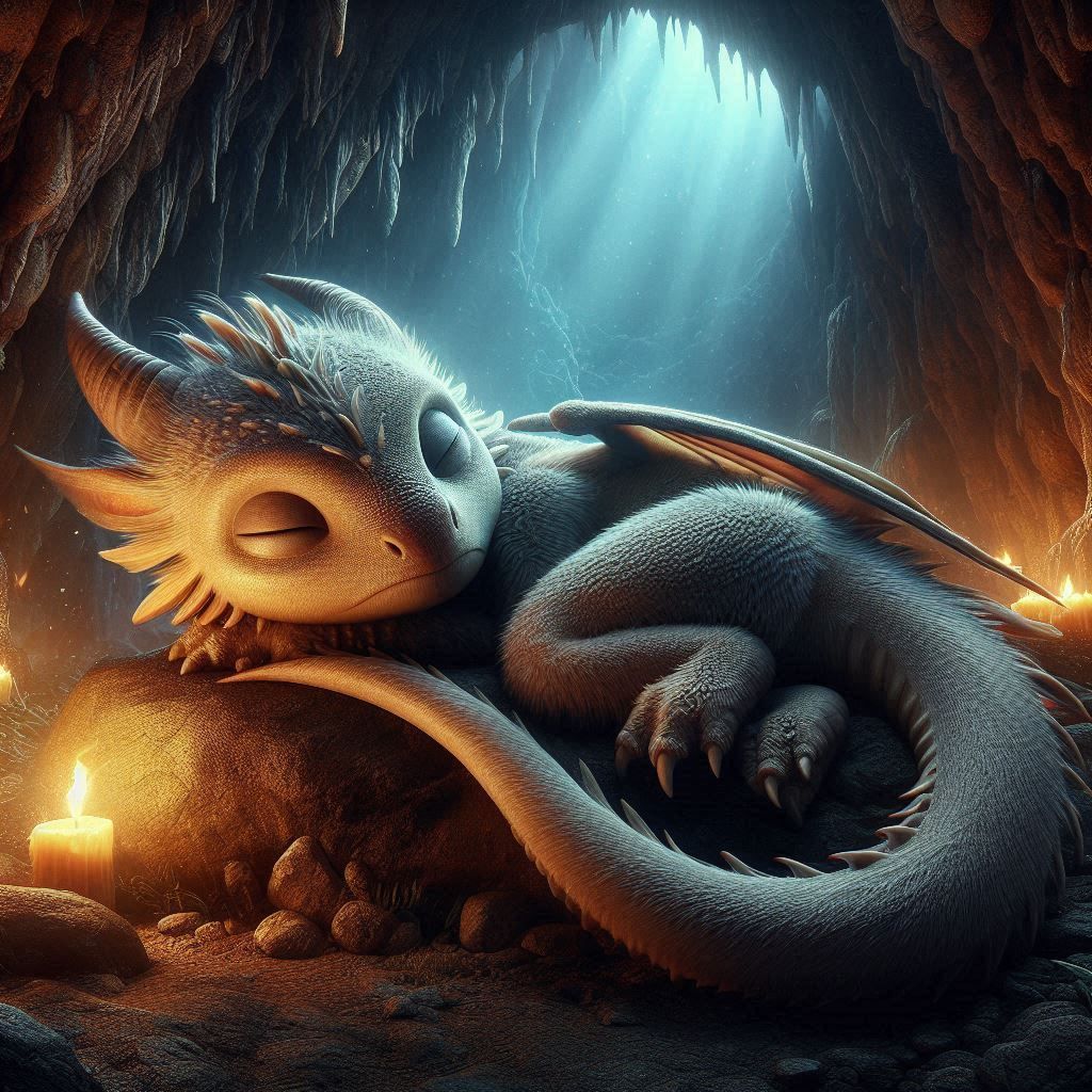 Sleeping Dragon   by @Queen_Asha