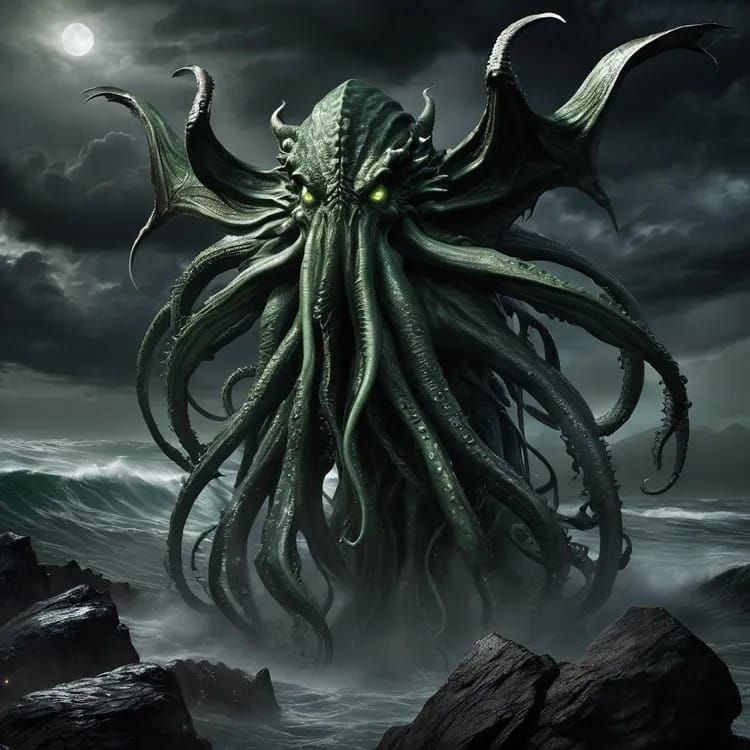 Cthulhu awakens in the present day with full moon