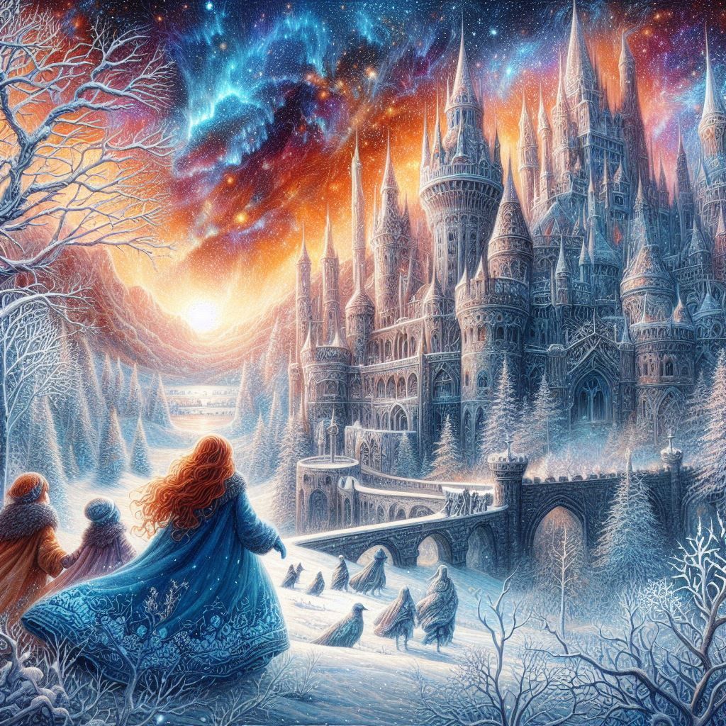 Anna and Elisa in a Frozen Forest