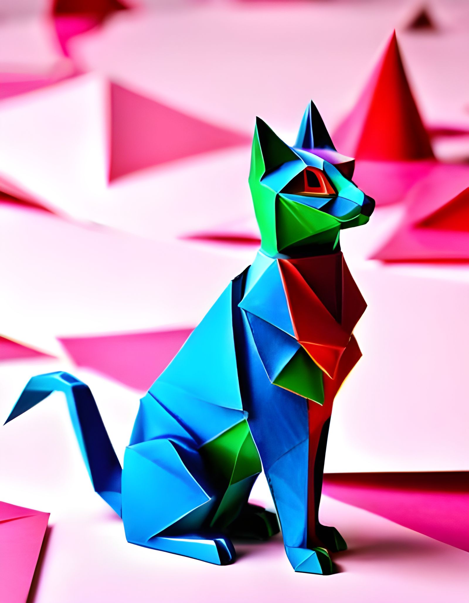 Catigami  by @rufusdinosaur