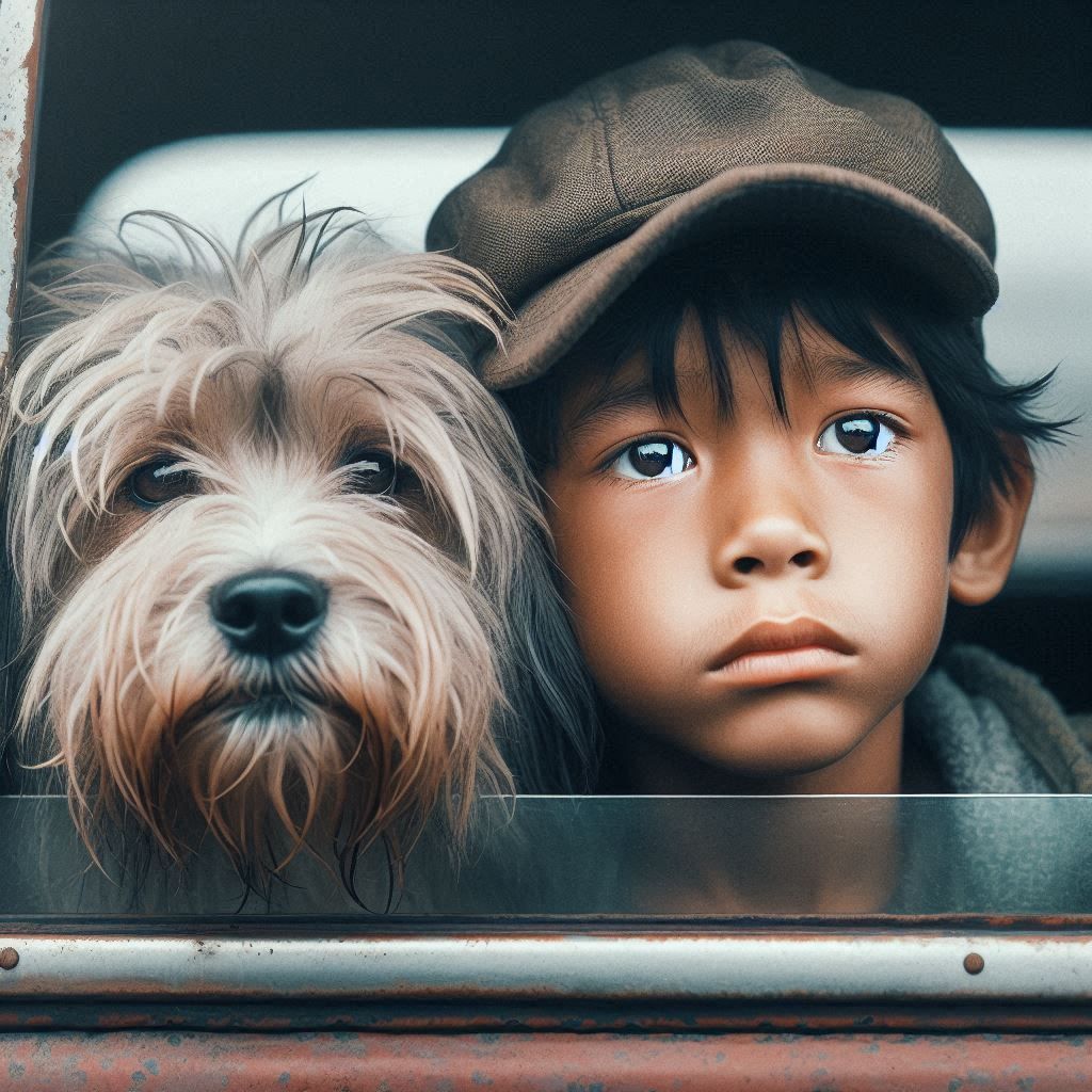 The Boy With The Scruffy Dog 🐶👍