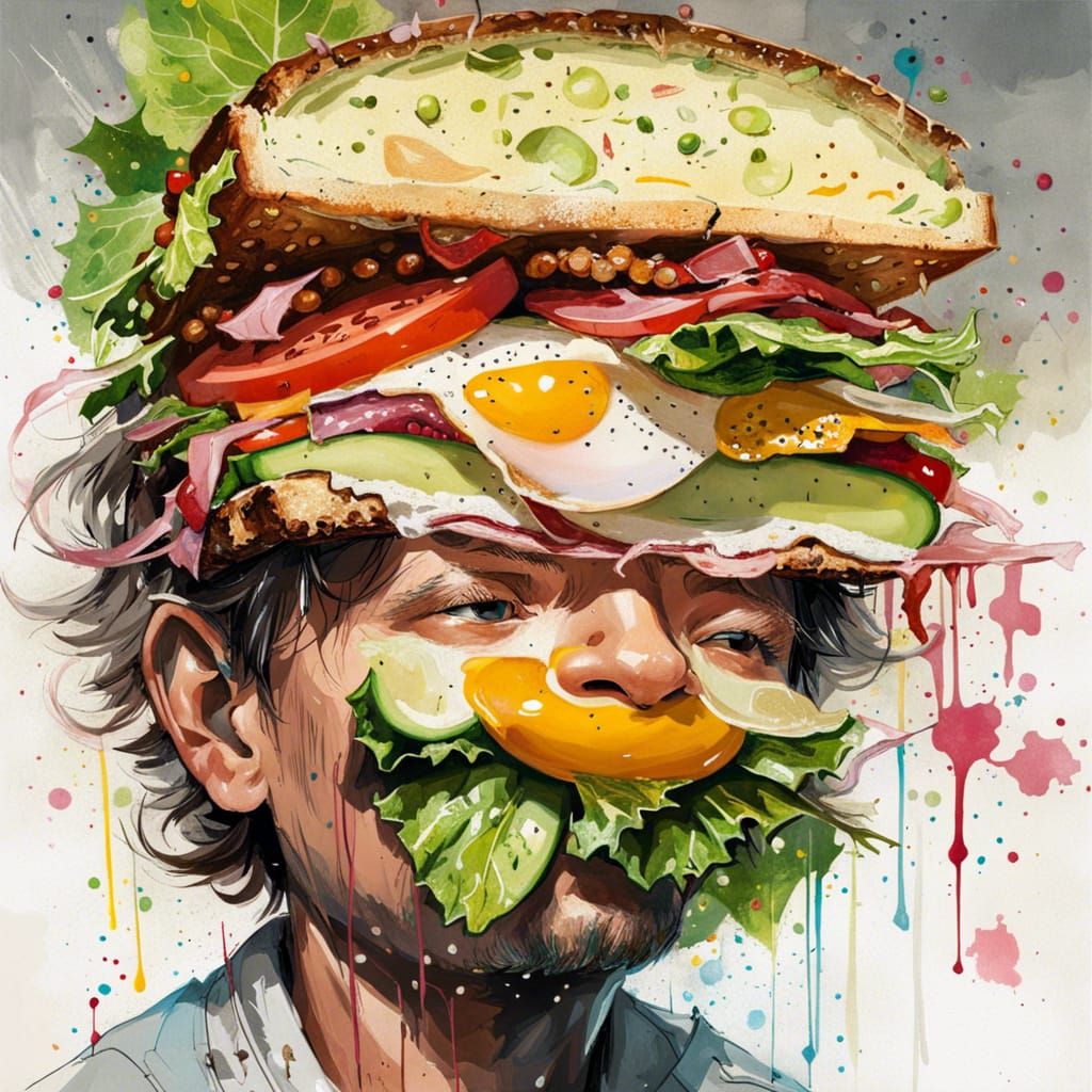 Mr Sandwich   by @Antiparticle