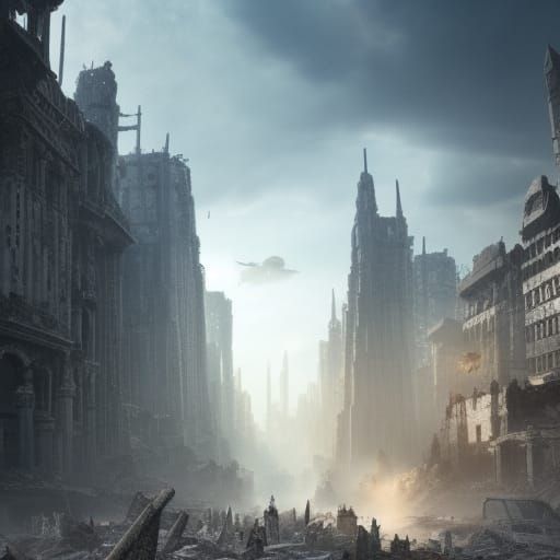 The wake of an invasion