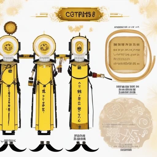 Golden Oreo Cookie Character with Magic Power