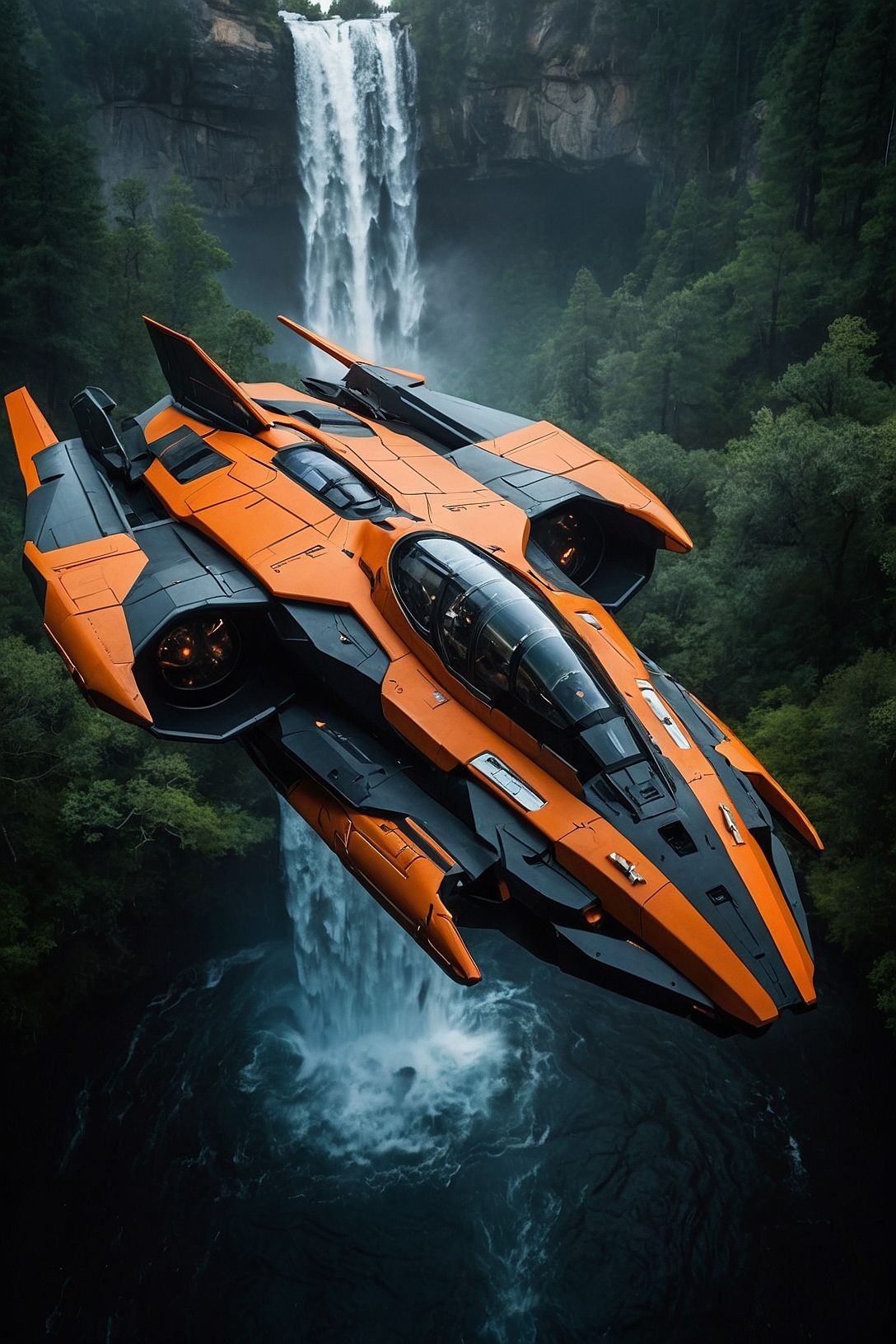 Futuristic Space Craft (Military Jet)