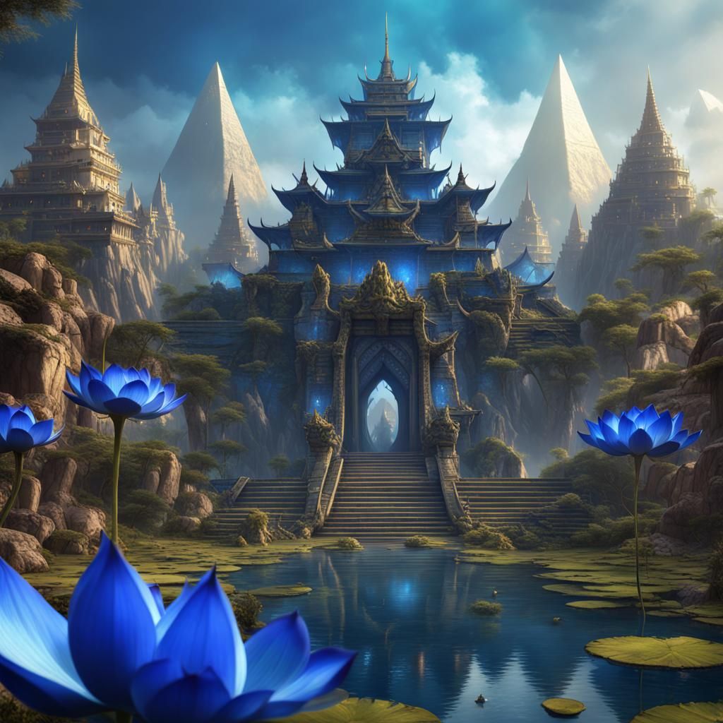 Blue Lotus Flower Kingdom