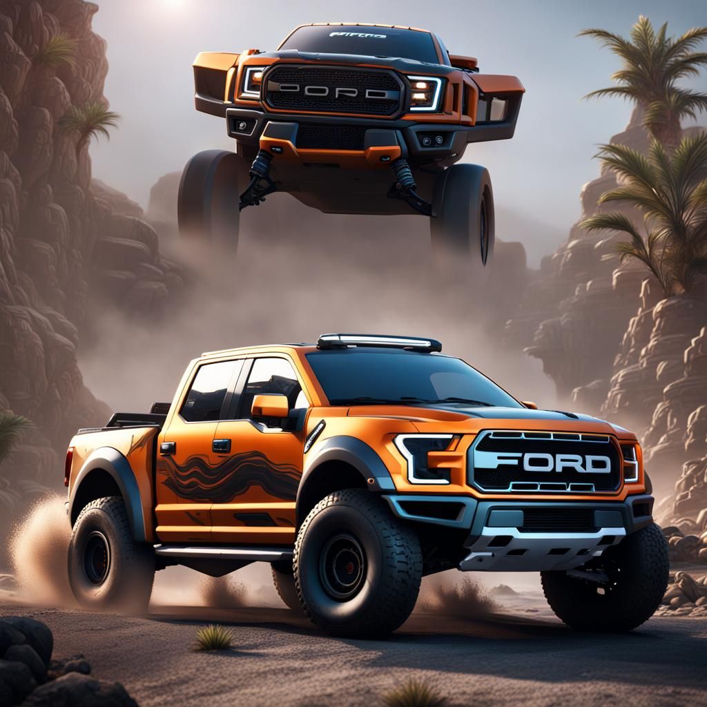 Drift Ford raptor 