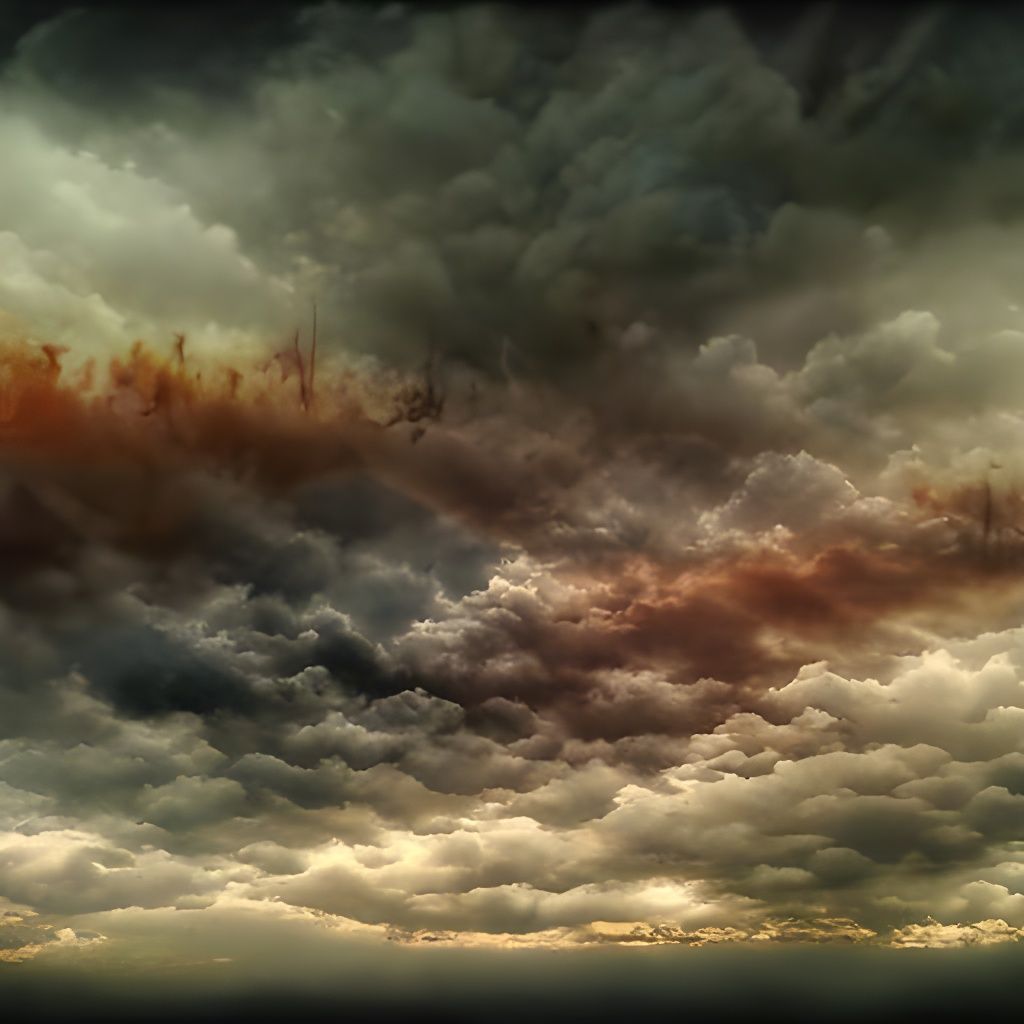 Post apocalyptic sky - AI Generated Artwork - NightCafe Creator