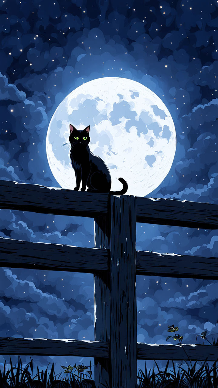 The kitten next Fence