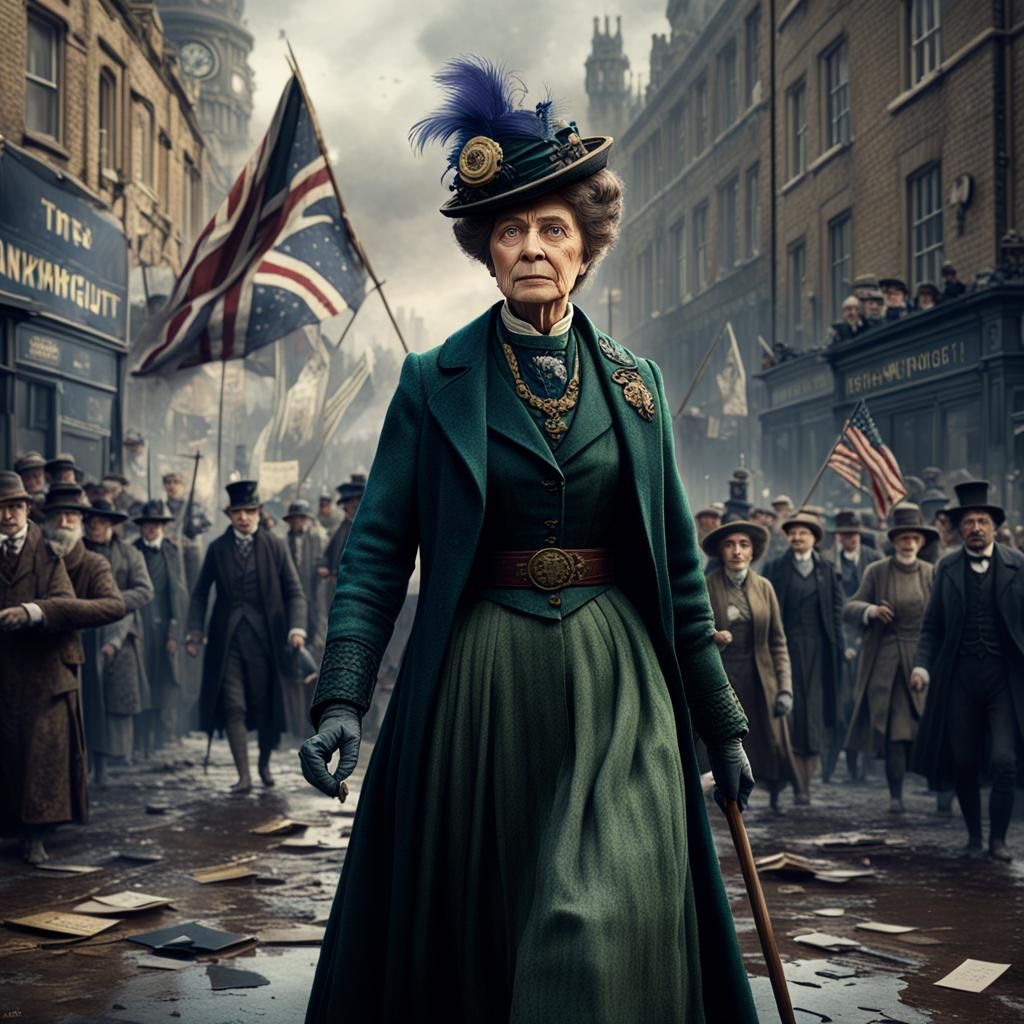 Emmeline pankhurst suffragette  by @6070slove