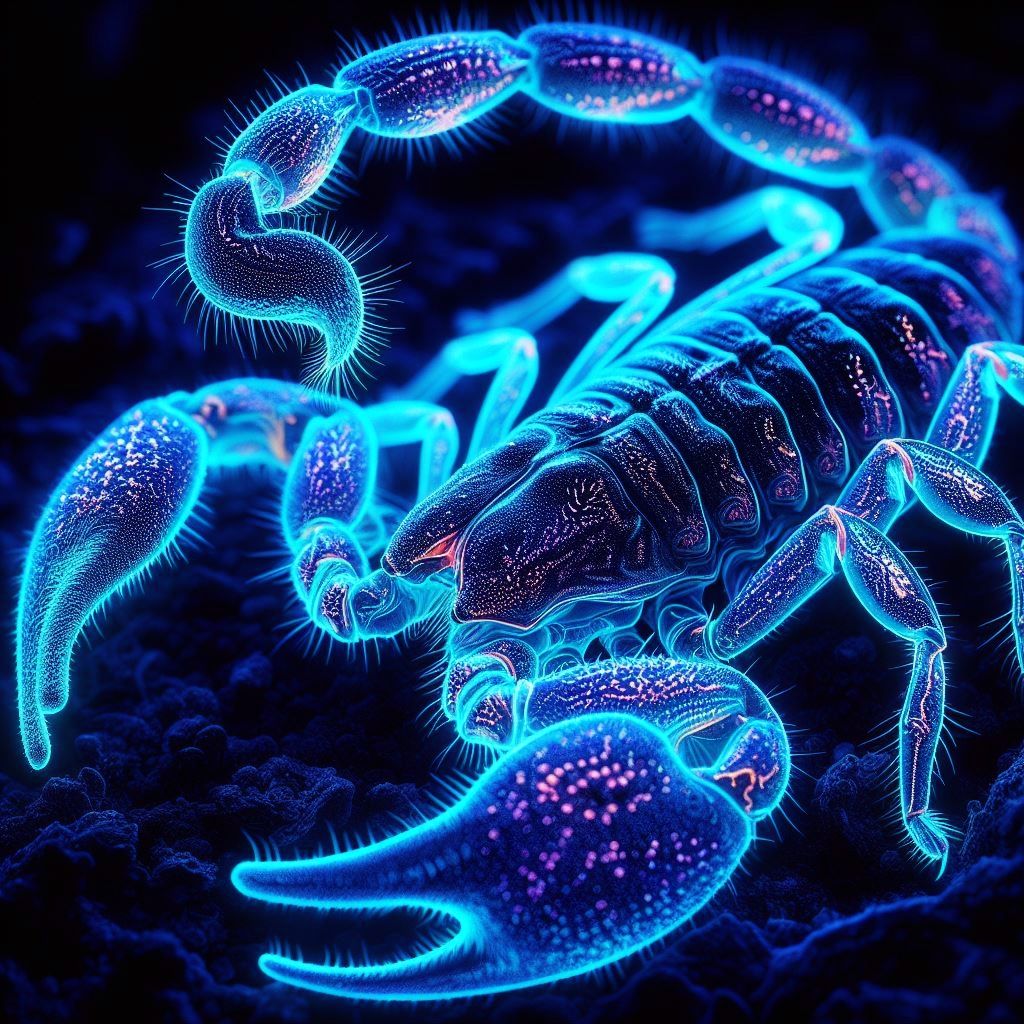 UV light scorpion