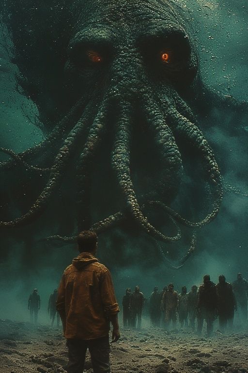 Nightmare fuel cosmic horror night terror creatures.