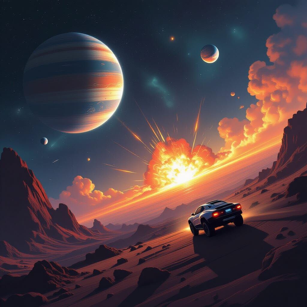 Colisión galáctica